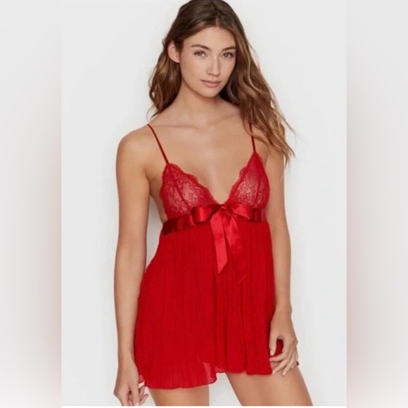 VICTORIA’S SECRET PLEATED BABY DOLL SIZE S - Picture 1 of 7